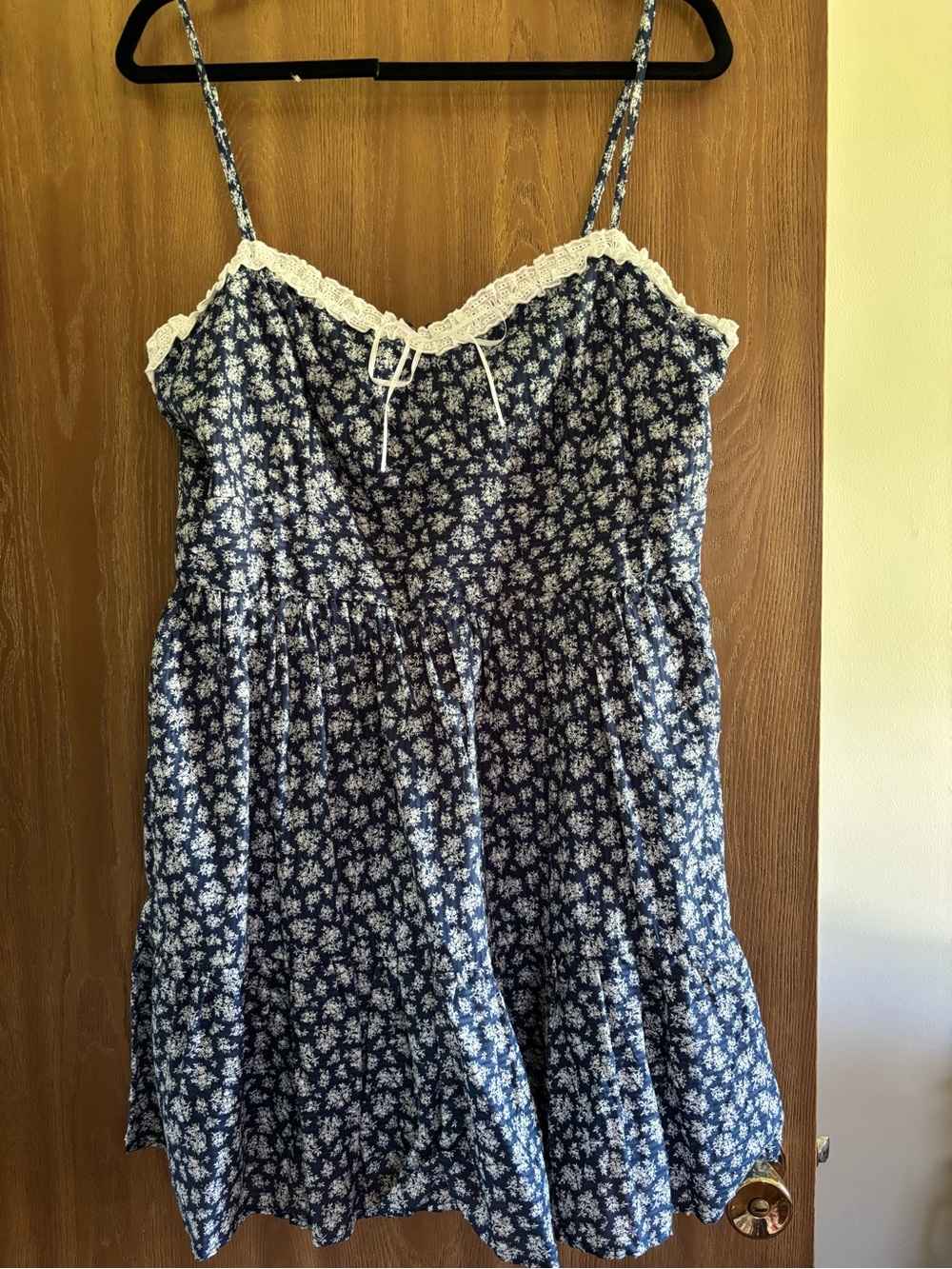 francesca’s Navy Floral Sundress